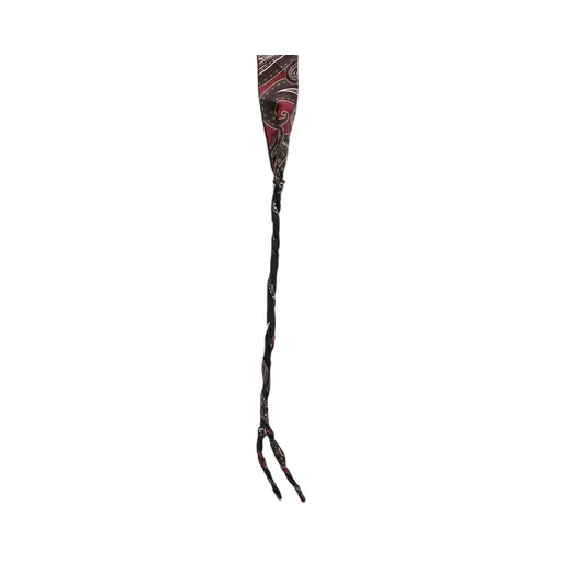 Twisted Tie - Burgundy Paisley