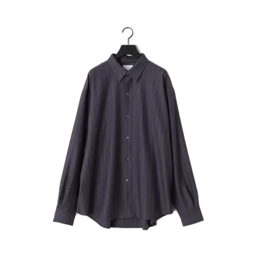 36G Wool Stripe Ideal Shirts