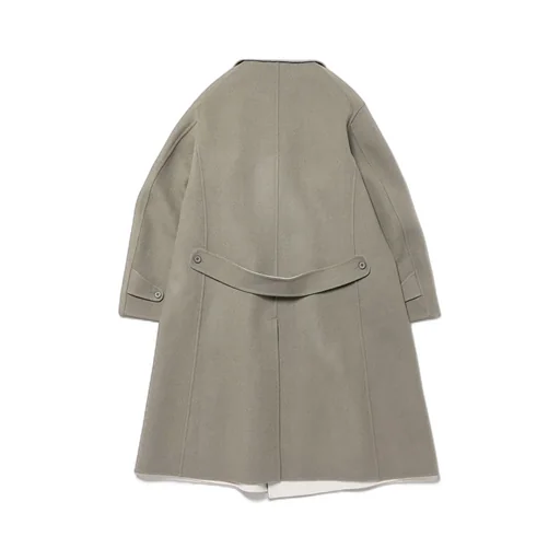 Semi Double Breasted Overcoat