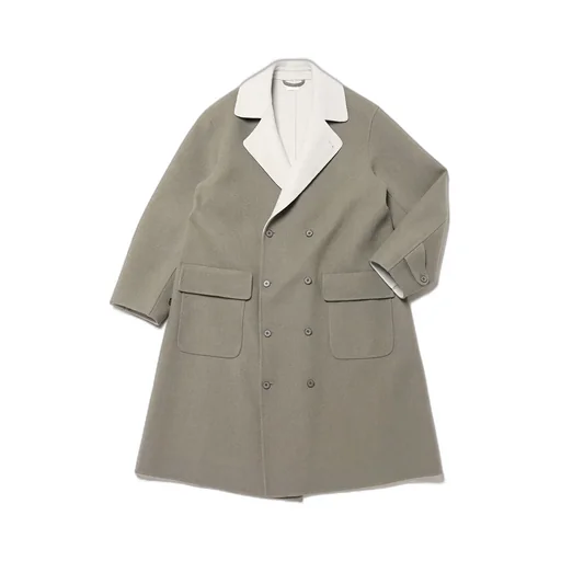 Semi Double Breasted Overcoat