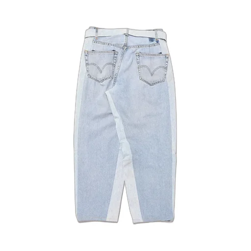 Reconstructed Belt Buggy Pants