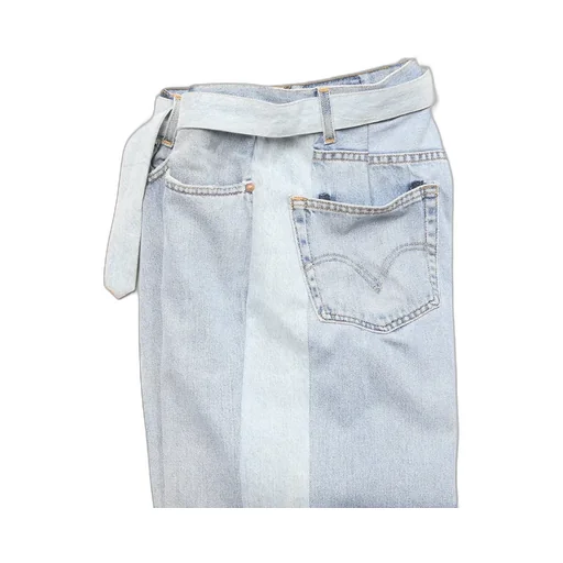 Reconstructed Belt Buggy Pants