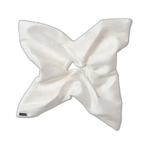 Silk Square Medium Scrunchie
