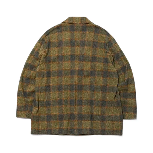 Coverall Jacket - Check Cotton Tweed