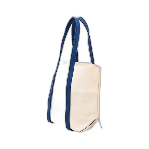 Washed Canvas 6Pockets Tote - 2Tone