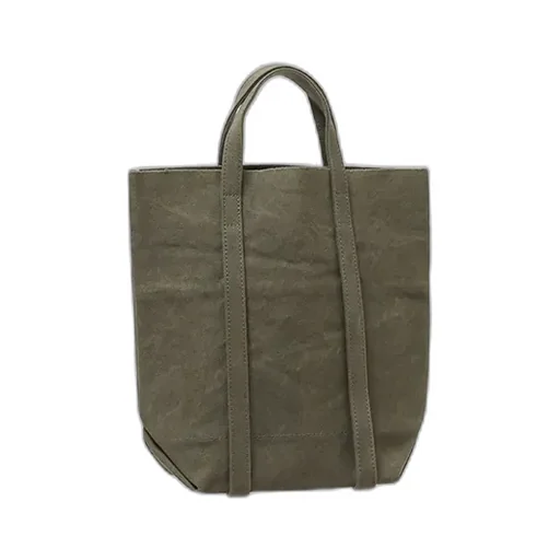 Washed Canvas 4P Tote