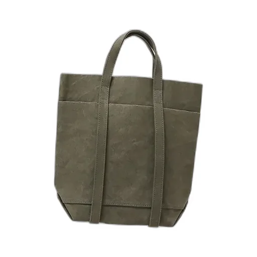 Washed Canvas 4P Tote