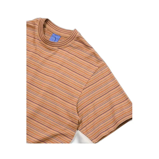 Garment Dyed Random Border T-Shirt