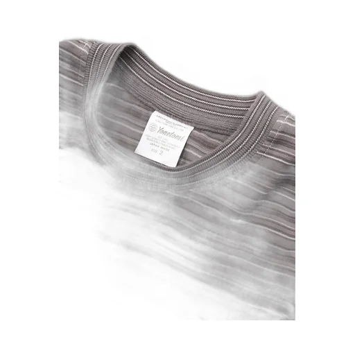 Garment Dyed Random Border T-Shirt