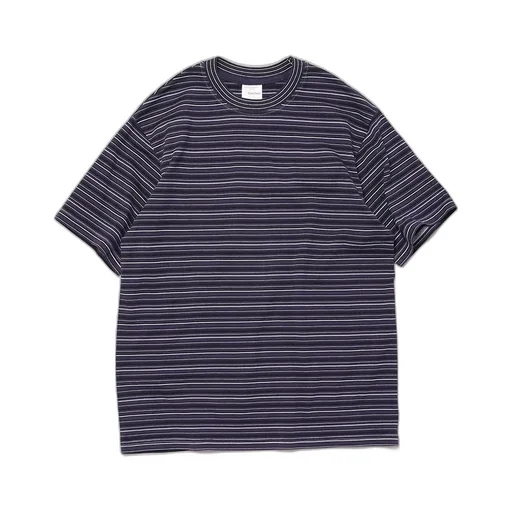 Garment Dyed Random Border T-Shirt