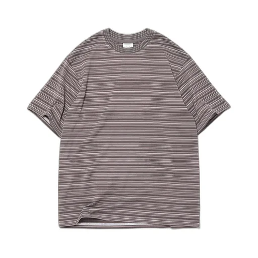 Garment Dyed Random Border T-Shirt