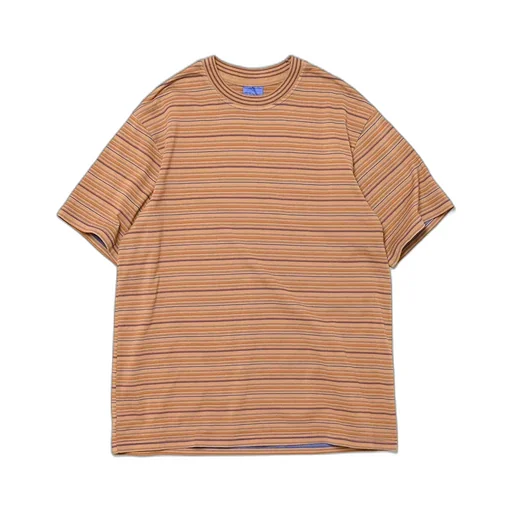 Garment Dyed Random Border T-Shirt