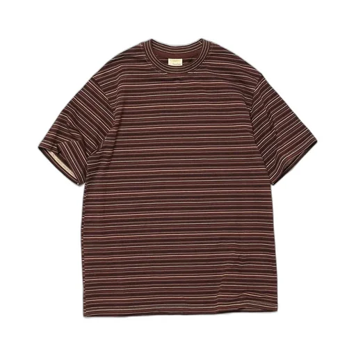 Garment Dyed Random Border T-Shirt