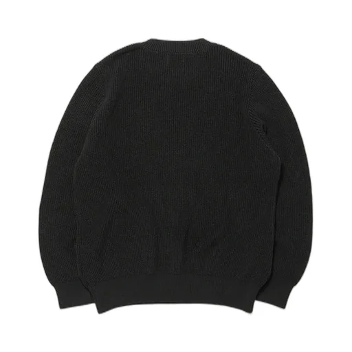 High Twist Cotton Rib Knit Pullover
