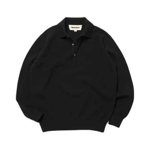 Long Sleeve Polo Sweater