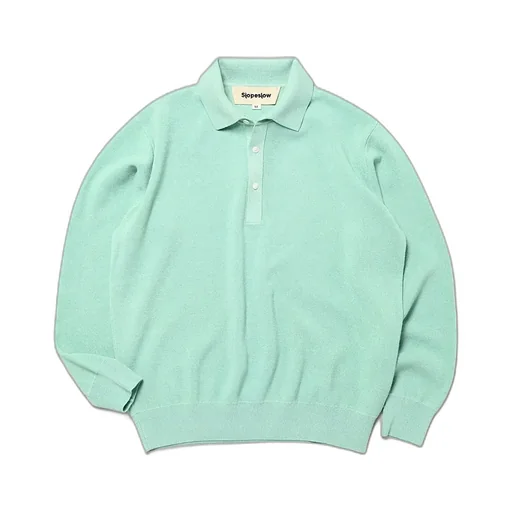 Long Sleeve Polo Sweater