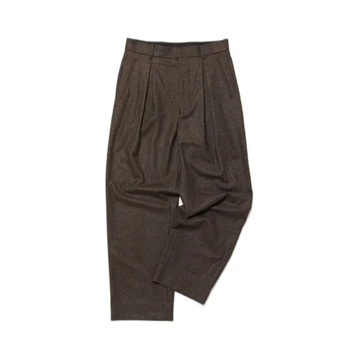 Cktr-027 Inverted Pleats Trouser - Wool
