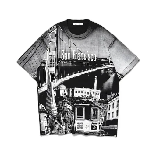 Printed Souvenir Tee - San Francisco Collage -