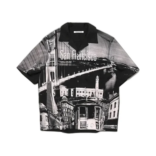 Printed Souvenir Shirts S/S - San Francisco Collage -