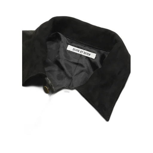 Leather Michigan Chore Coat - Goat Suede Antique Finish