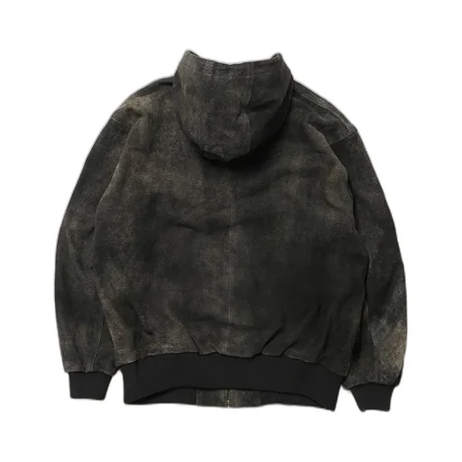 Leather Active Jacket - Goat Suede Antique Finish
