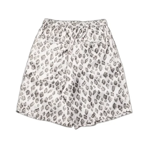 Tuck Easy Short Pants - Leopard Print