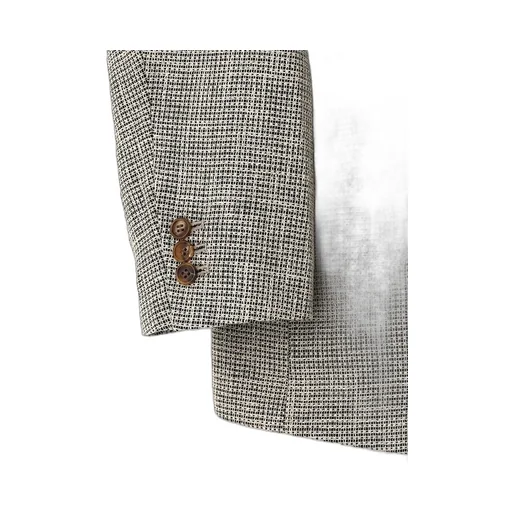 5B Loose Tailored Jacket‐Heather Linen/Nylon*Wool Crepe‐