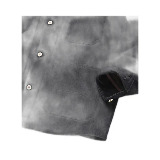 Cashmere Denim Railroad Chore Jacket