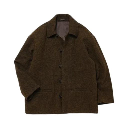 Herringbone Duffel Jacket