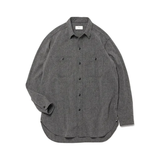 Black Chambray Work Shirt