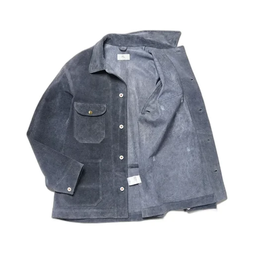 Goat Suede Railroad Chore Jacket