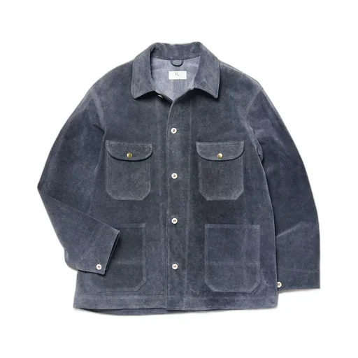 Goat Suede Railroad Chore Jacket