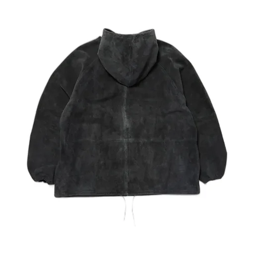 Goat Suede Hooded Jacket