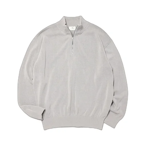 Silk Zipup Sweater