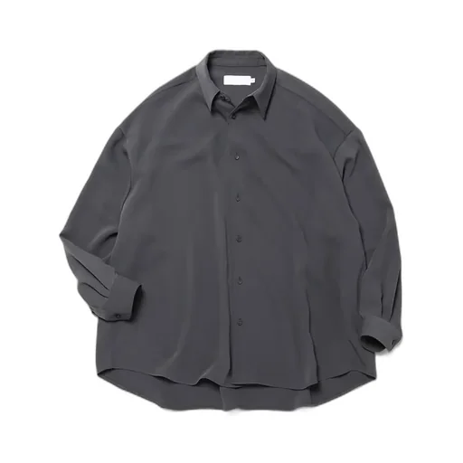 Satin Oversized Regular Collar Shirt