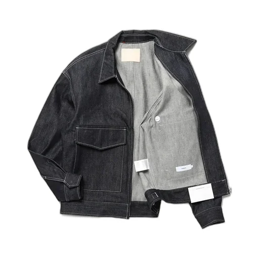 Selvage Denim Zip Jacket