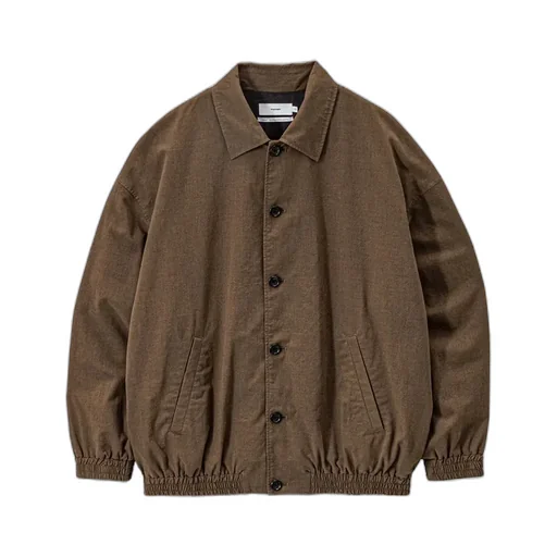 Cotton Wool Poplin Oversized Blouson