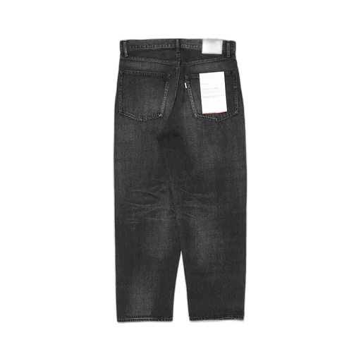 Selvage Denim Five Pocket Tapered Pants - Dark Fade-