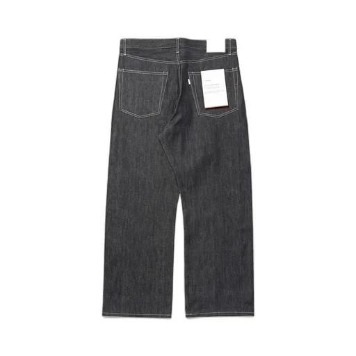 Selvage Denim Five Pocket Wide Straight Pants