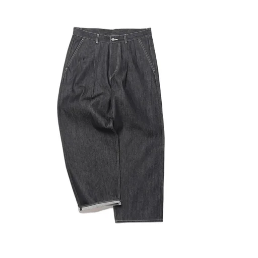 Selvage Denim Two Tuck Pants