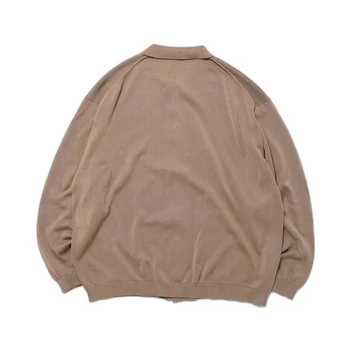 Suvin High Gauge Knit Oversized L/S Shirt