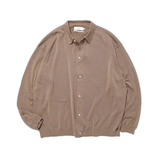 Suvin High Gauge Knit Oversized L/S Shirt