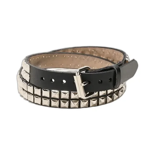 1 Inch Pyramid 2Rows Belt
