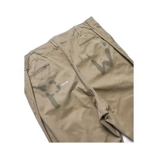 Pw 41 Khaki Trousers Aged