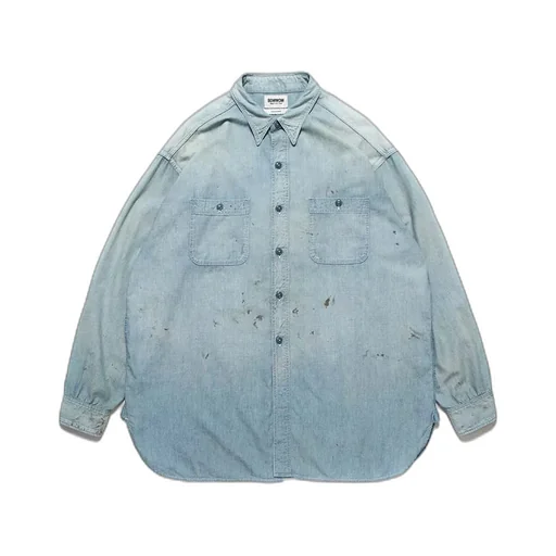 Sketch Zomboo Usn Chambray Shirt Aged