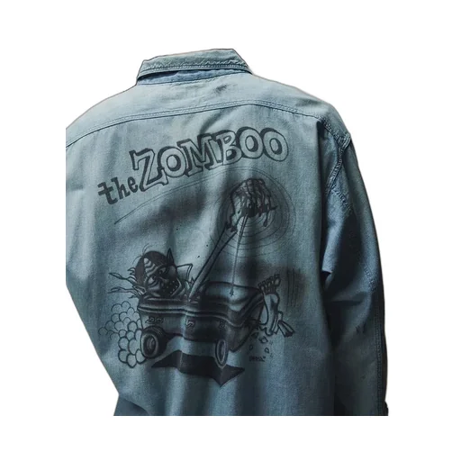 Sketch Zomboo Usn Chambray Shirt Aged