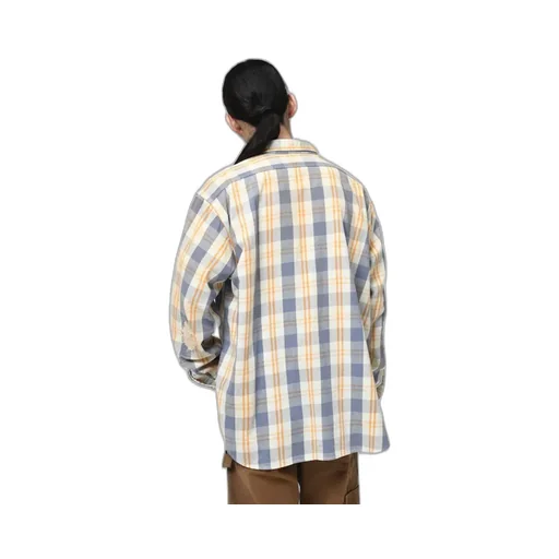 Unique Pocket Checked Flannel Shirt Aged
