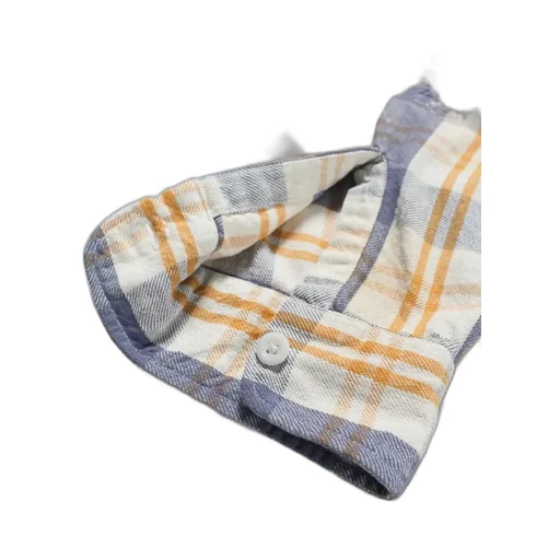 Unique Pocket Checked Flannel Shirt Aged