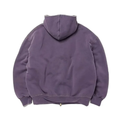 Damaged W-Face Lock Hoodie