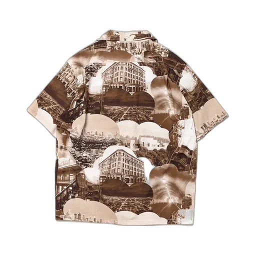 Cotton Hawaiian Shirt B.R.